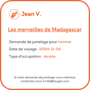jumelage madagascar homme